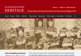 Gloucester Rugby Heritage