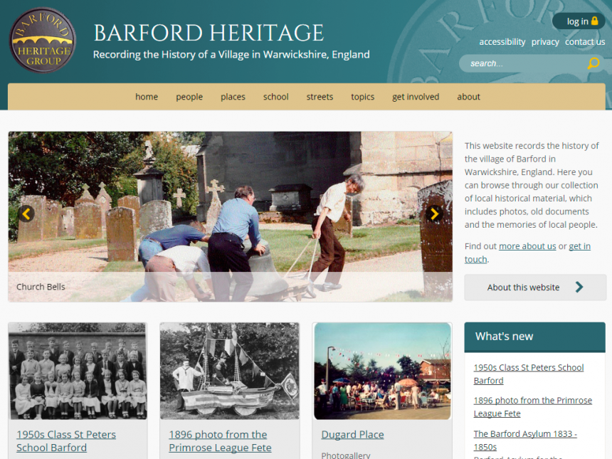 Barford Heritage homepage