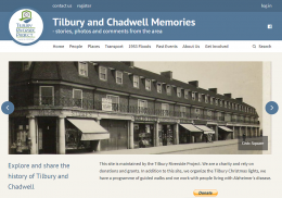Tilbury and Chadwell Memories